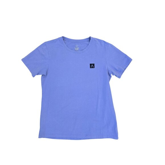 ArcTeryx purple Short Sleeve T-Shirt size M Cotton Blend Crew Neck Casual Wear - Picture 8 of 8